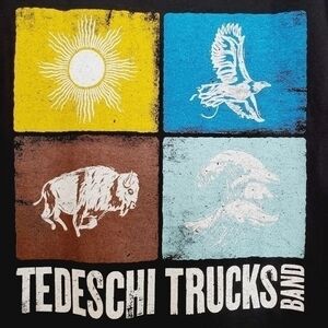 Tedeschi Trucks NWOT Band 2020 Symbols Winter Tour T-Shirt‎ Black Unisex Tee